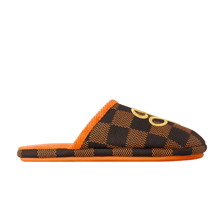 Louis Vuitton LV Palace Slipper Damier Pop Orange
