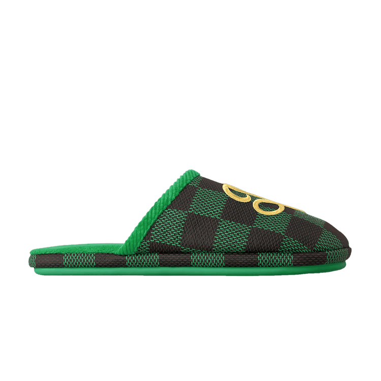 Louis Vuitton LV Palace Slipper Damier Pop Green