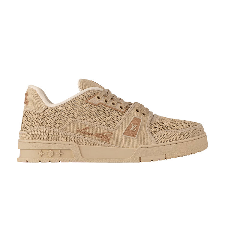 Louis Vuitton LV Trainer Beige Raffia
