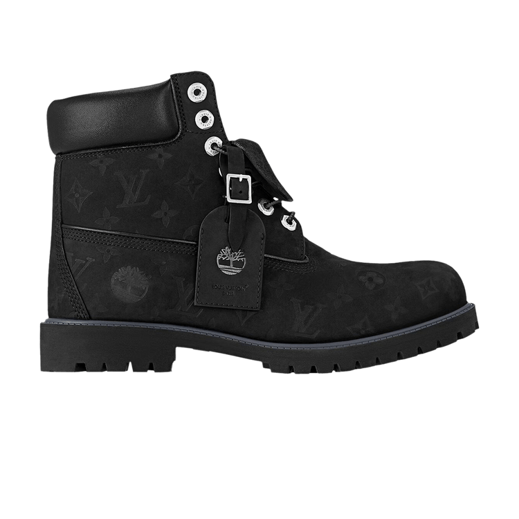 Louis Vuitton Timberland 6" Ankle Boot Black Monogram