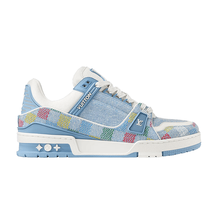 Louis Vuitton Denim Demier Louis Vuitton LV Trainer Blue/Multicolor