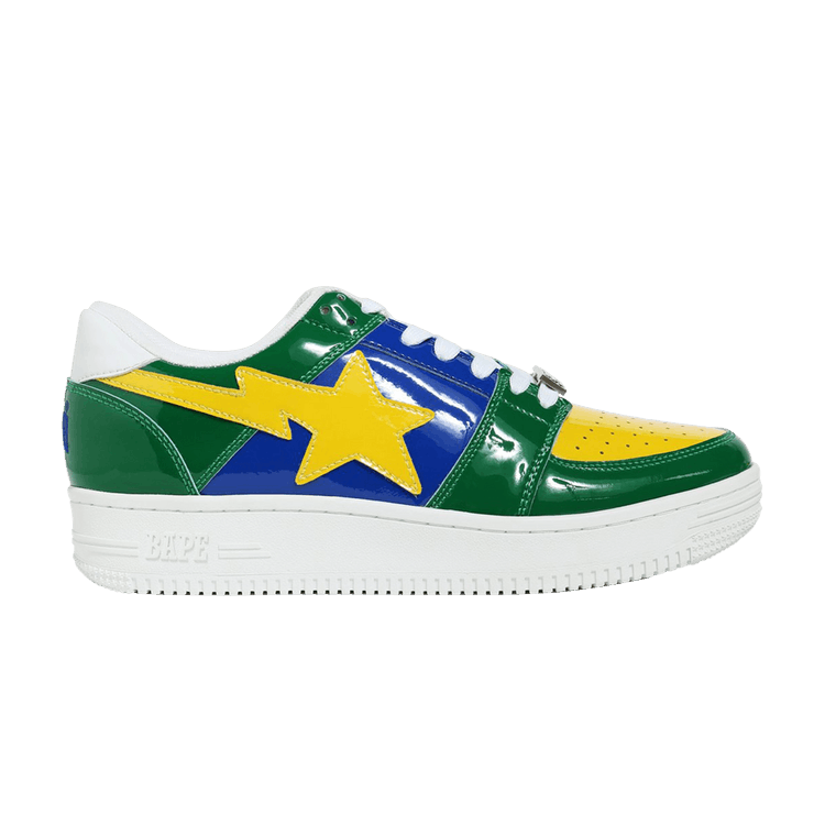 A Bathing Ape Bape Sta Low Tri-Color Green (2018)