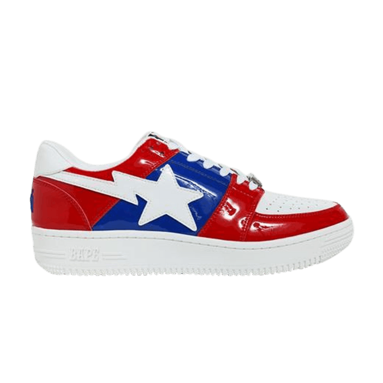 A Bathing Ape Bape Sta Low Tri-Color Red (2018)