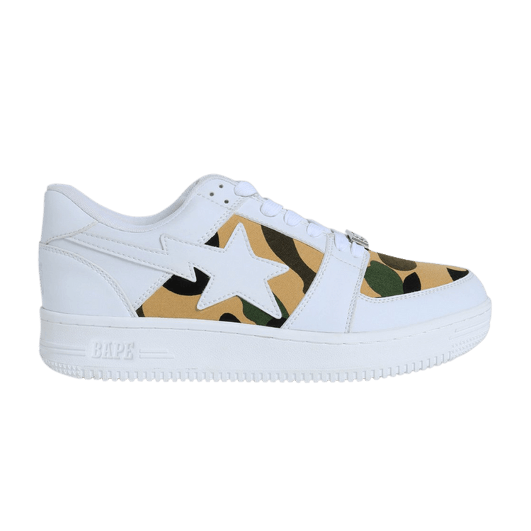 Bape 1st Camo Bape Sta Low White