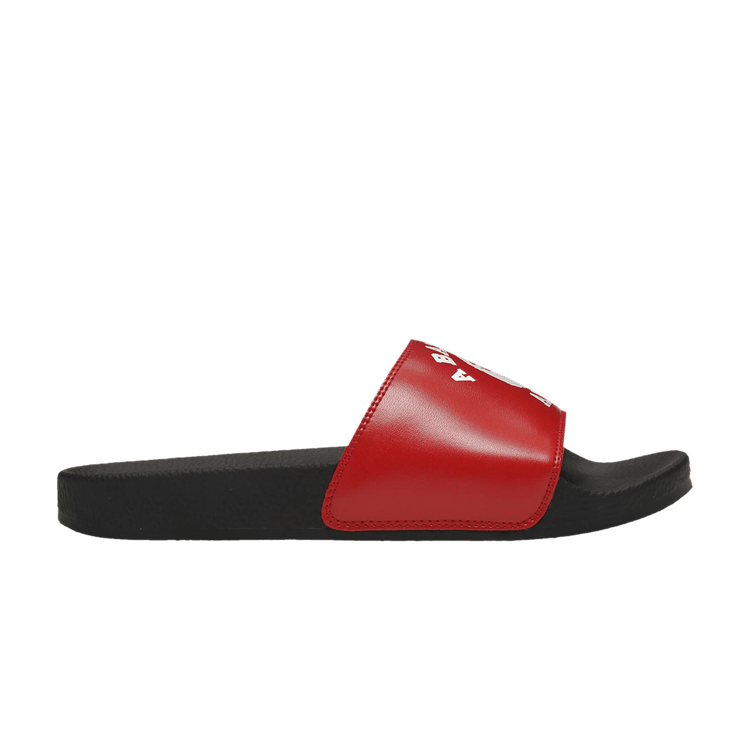 A Bathing Ape College Slide Sandals Red