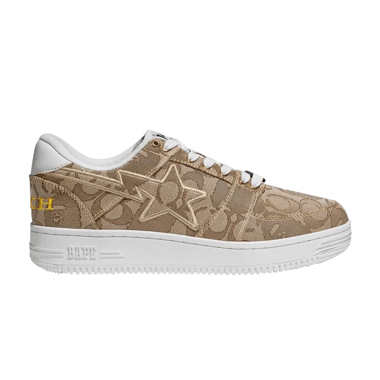 A Bathing Ape Bape Sta Low Coach Beige