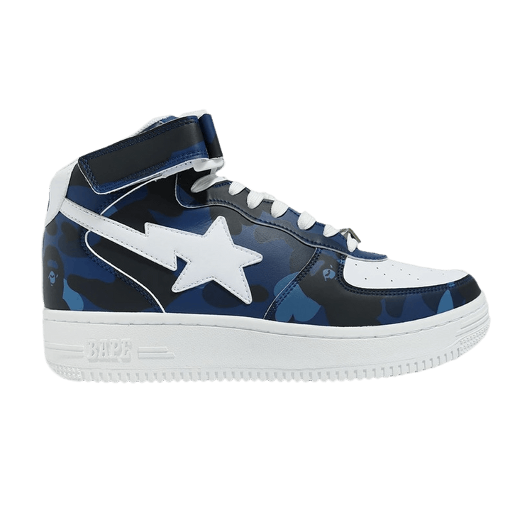 A Bathing Ape Bape Sta Mid Camo Navy