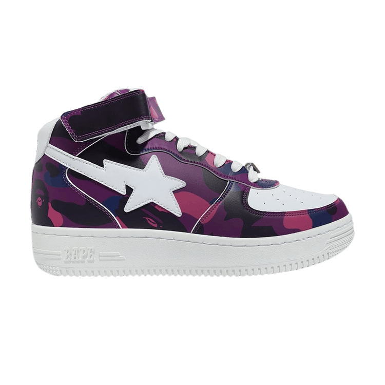 A Bathing Ape Bape Sta Mid Camo Purple