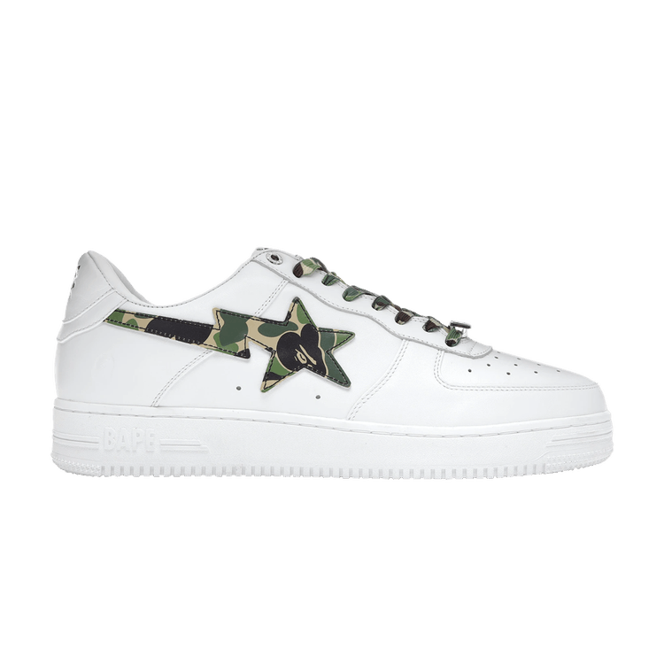 A Bathing Ape Bape Sta Low White ABC Camo Green (2021)