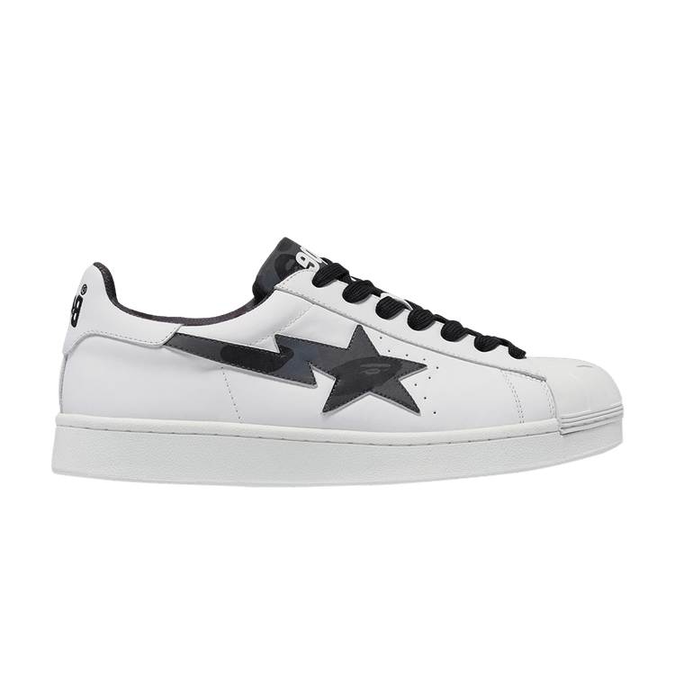 A Bathing Ape Skull Sta White Black