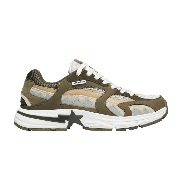 A Bathing Ape Shark Sta M2 Olive Drab