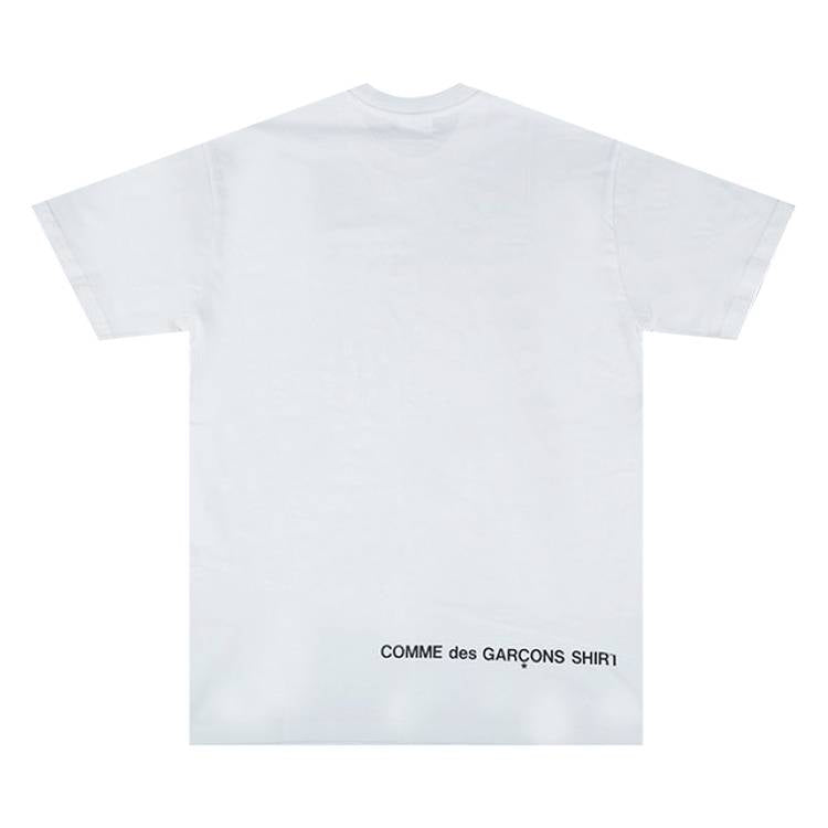Supreme x Comme des Garcons Shirt Split Box Logo T Shirt White Side Kicks