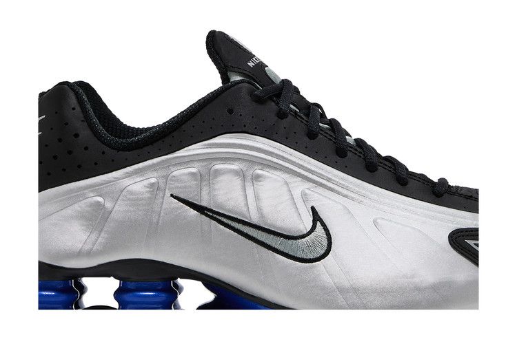 Nike Shox R4 Metallic Silver Black Racer Blue (Women's)