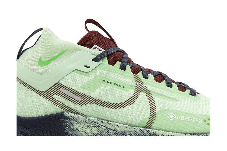 Nike React Pegasus Trail 4 Gore-Tex Vapor Green Thunder Blue Light Armory Blue Dark Team Red (Women's)
