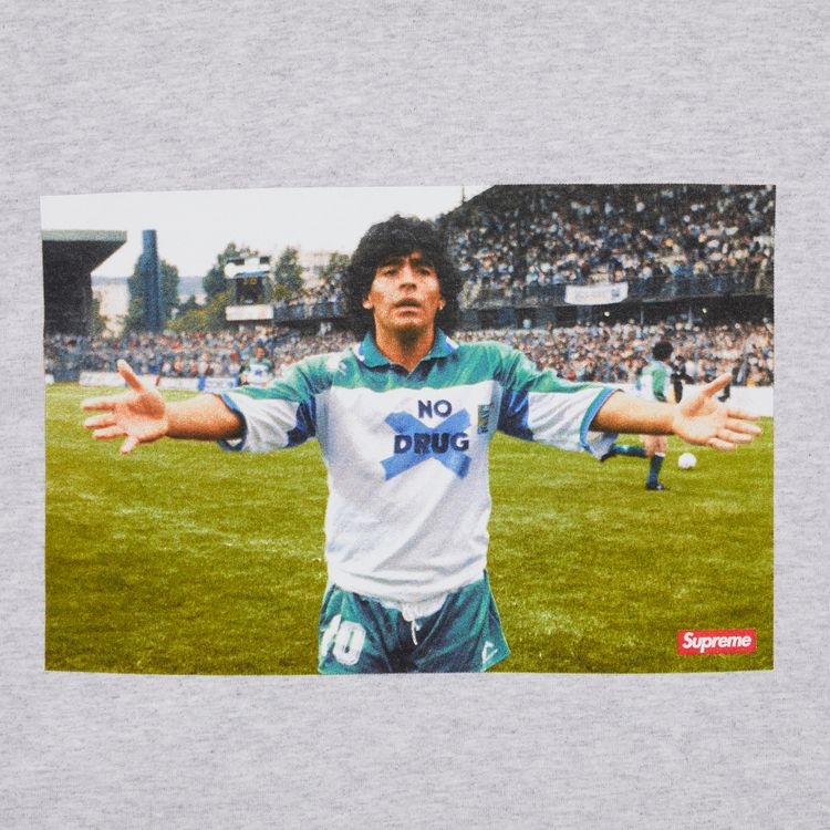 Supreme Maradona Tee 'Ash Grey'