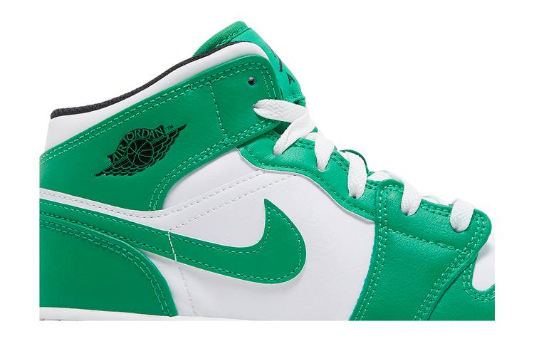 Jordan 1 Mid Lucky Green (GS)