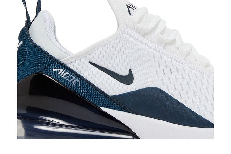 Nike Air Max 270 White Armory Navy (Women's)