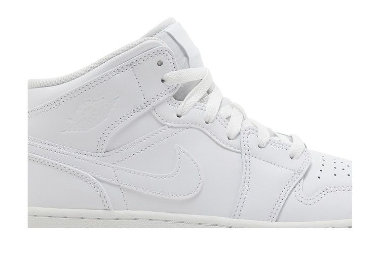 Jordan 1 Mid Triple White (2023) (GS)