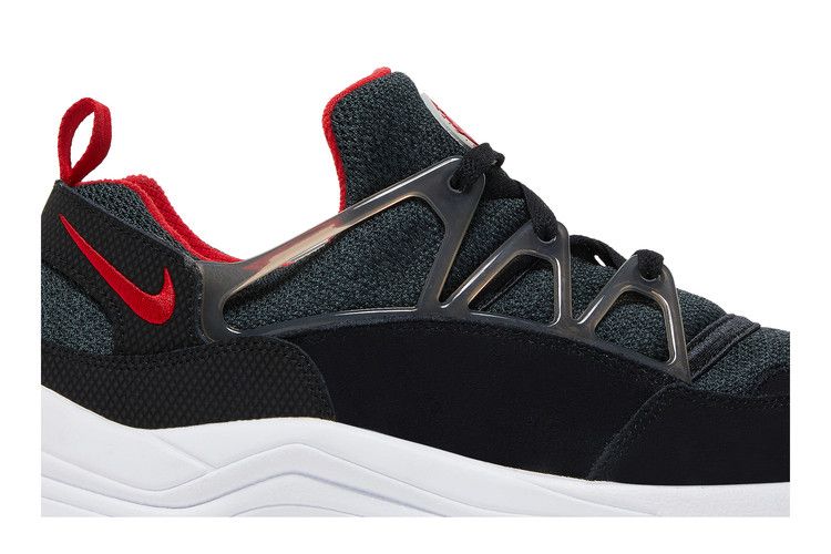Nike Air Huarache Light Black University Red Wolf Grey