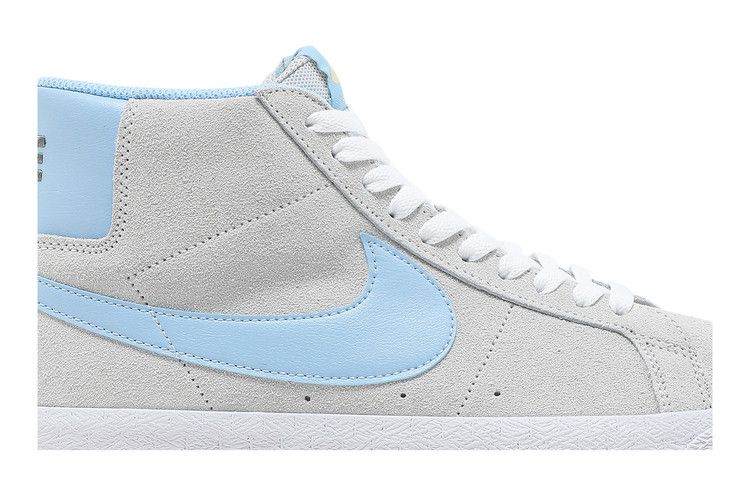 Nike SB Blazer Mid Soft Grey Baby Blue