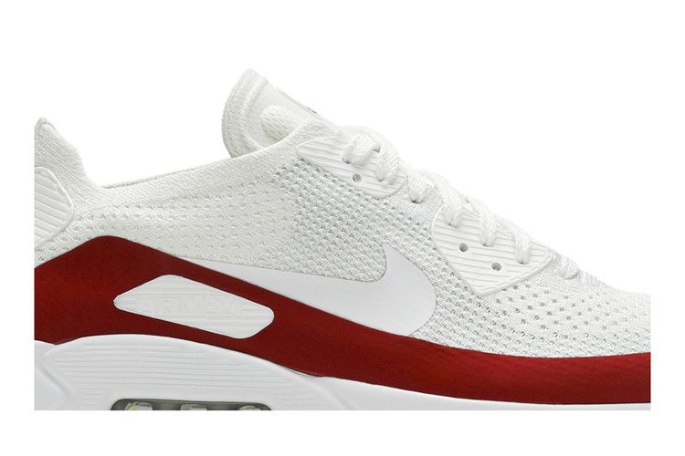 Nike Air Max 90 Ultra 2.0 Flyknit White Red