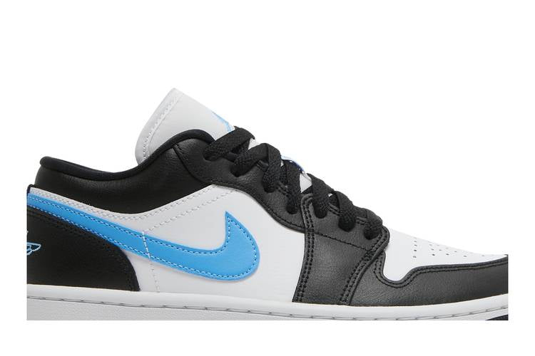 Jordan 1 Low Black University Blue White (Women's)