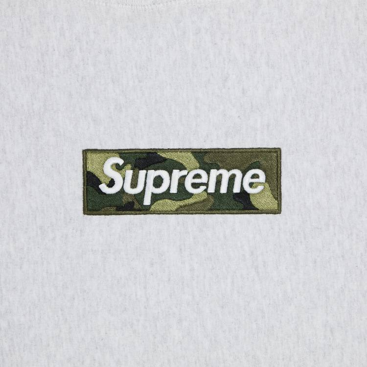 Supreme Box Logo Hooded Sweatshirt 'Ash Grey'