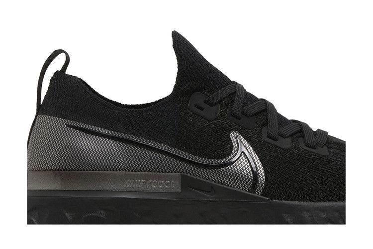 Nike React Infinity Run Black Metallic Silver