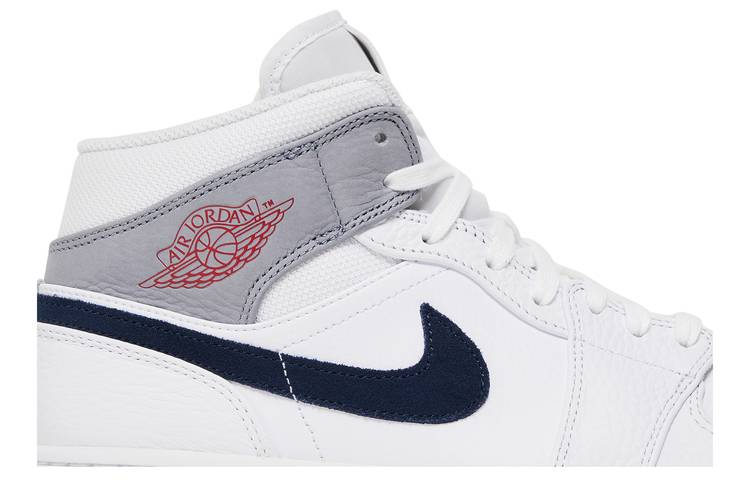 Jordan 1 Mid Paris White