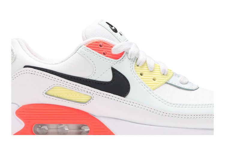Nike Air Max 90 White Barely Green Bright Mango (Women's)