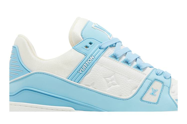 Louis Vuitton Trainer Low White Sky Blue