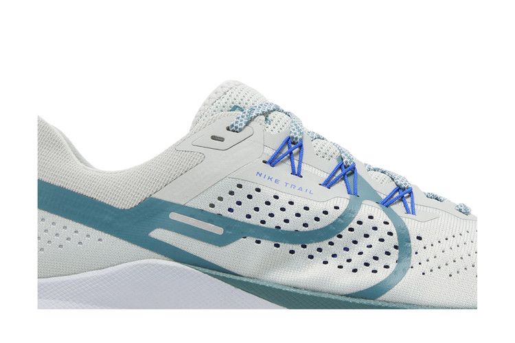Nike React Pegasus Trail 4 Light Silver Racer Blue Football Grey Mineral Teal