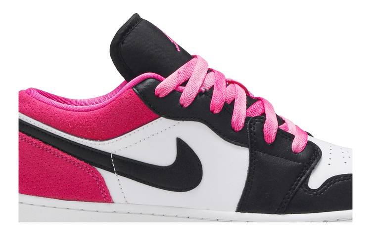 Jordan 1 Low Black Active Fuchsia (GS)