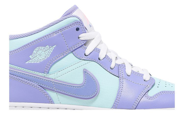 Jordan 1 Mid Purple Aqua (GS)