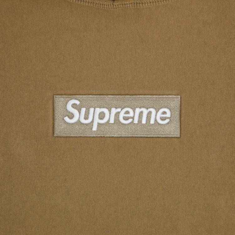 Supreme Box Logo Hooded Sweatshirt 'Dark Sand'