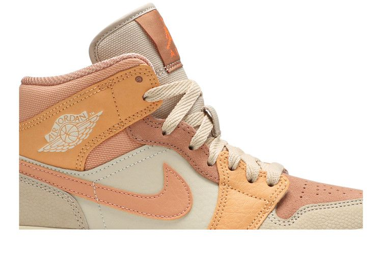 Jordan 1 Mid Apricot Orange (Women's)