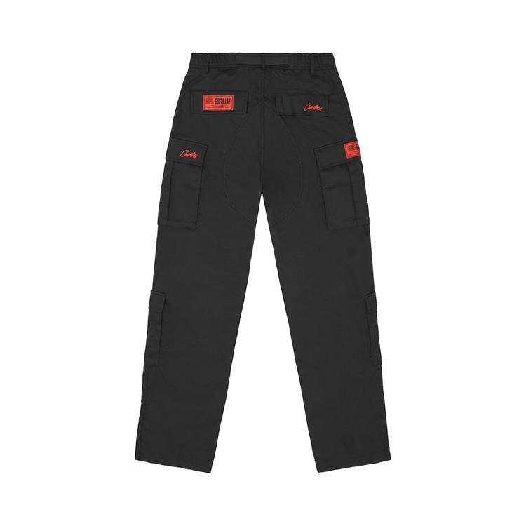 Corteiz Guerillaz* Cargos 'Black/Red'