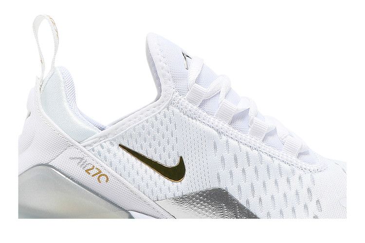 Nike Air Max 270 White Metallic Gold (Women's)