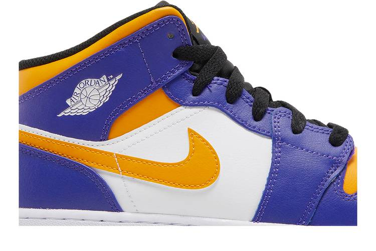 Jordan 1 Mid Lakers (2022) (GS)