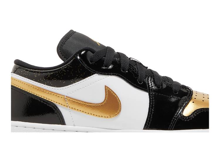 Aj1 gold toe low best sale