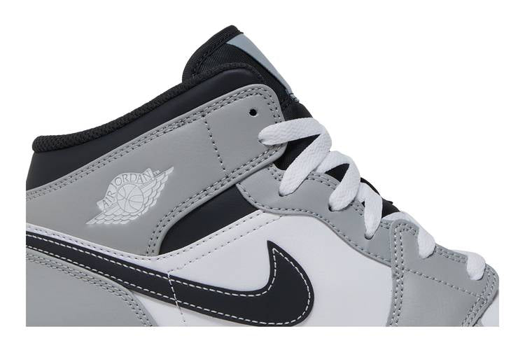 Jordan 1 Mid Light Smoke Grey (GS)