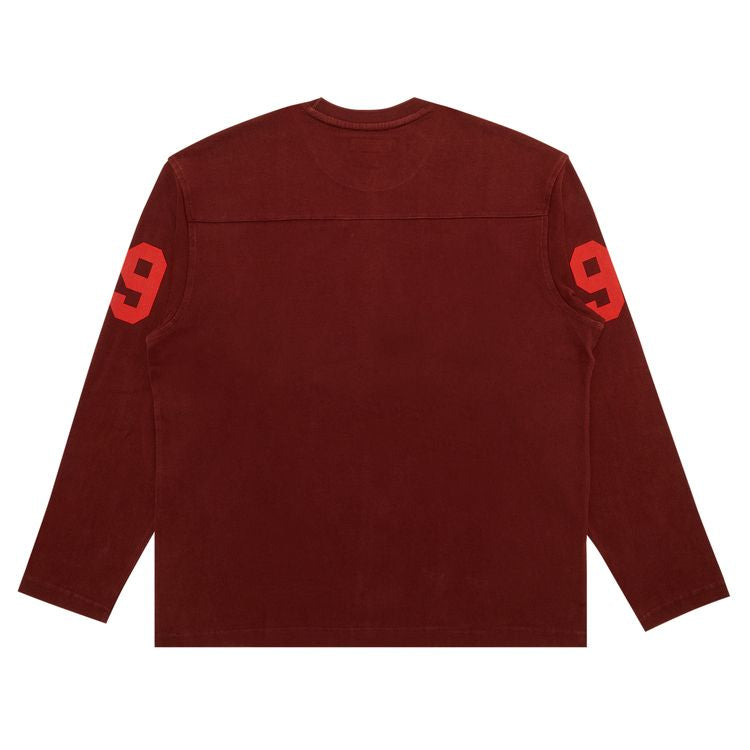 Supreme 99 Long-Sleeve Football Top 'Maroon'