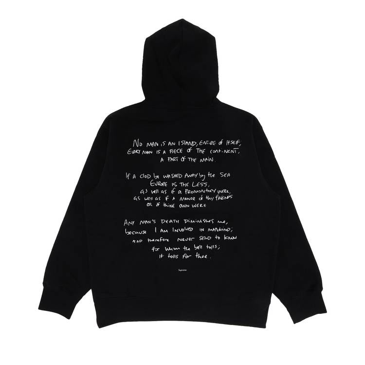 Supreme x Corteiz Rules The World Hooded Sweatshirt 'Black'