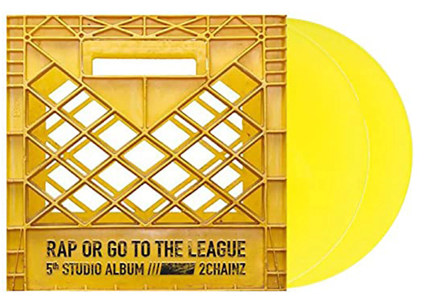 2 Chainz Rap Or Go To The Leauge Limted Edition 2XLP Vinyl Yellow