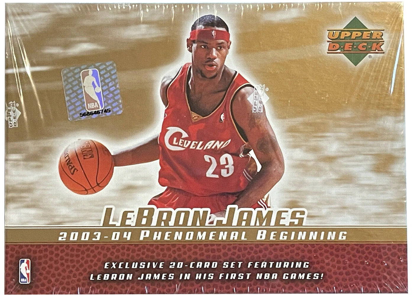 2003-04 Upper Deck Phenomenal Beginning LeBron James Basketball Box Set