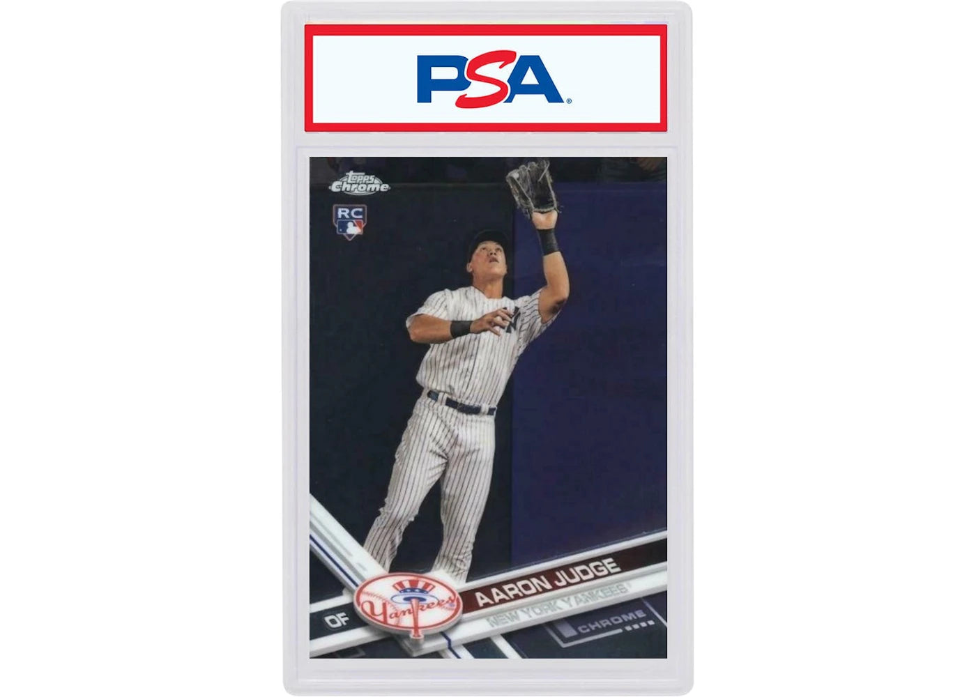 2017 Topps Chrome 169 Aaron Judge Catching (PSA or BGS Graded)