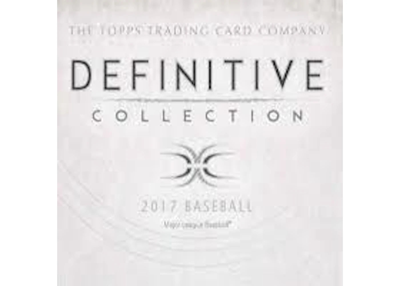 2017 Topps Definitive Collection Baseball Hobby Box