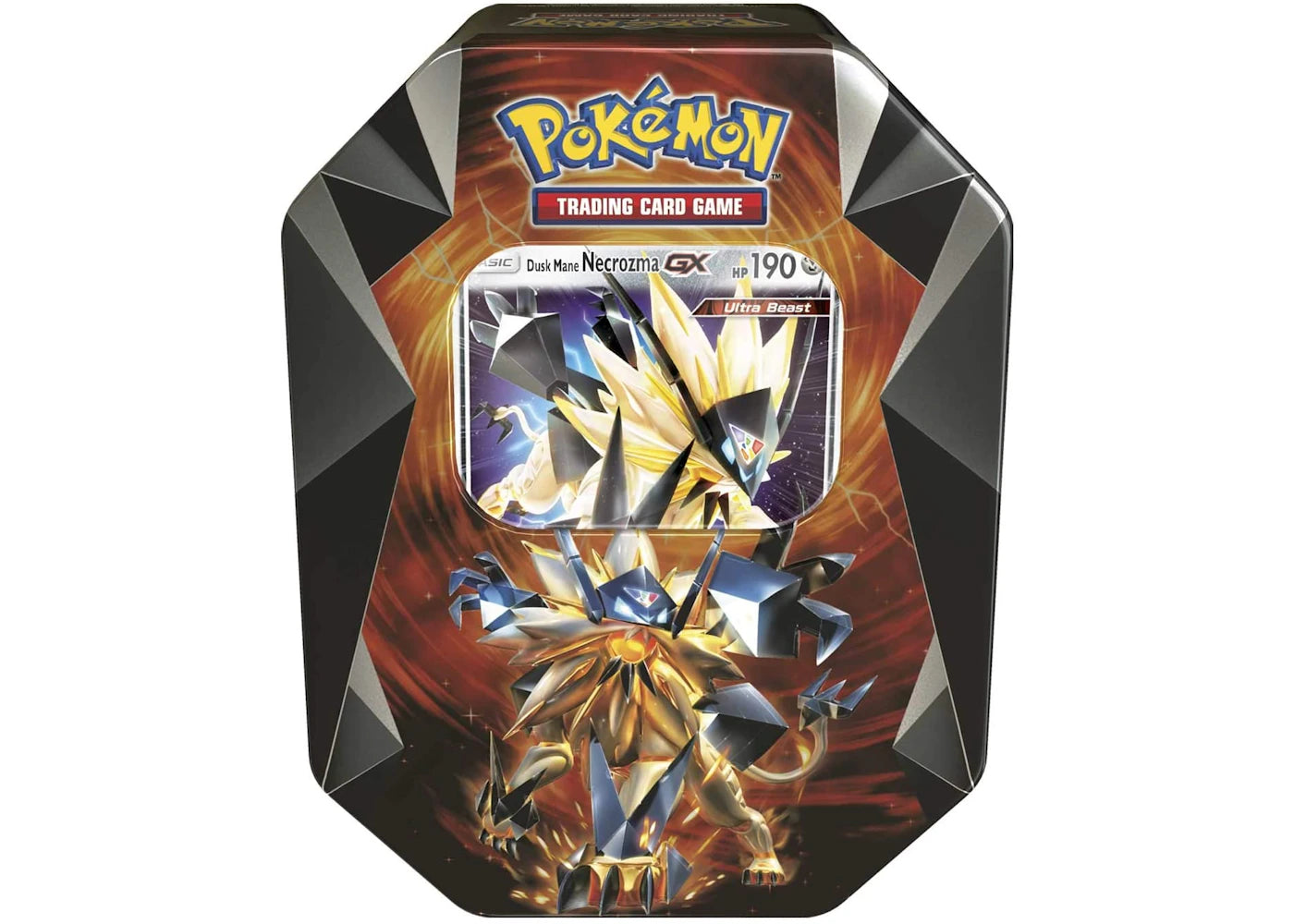 2018 Pokemon TCG Necrozma Prism Tin Dusk Mane Necrozma GX
