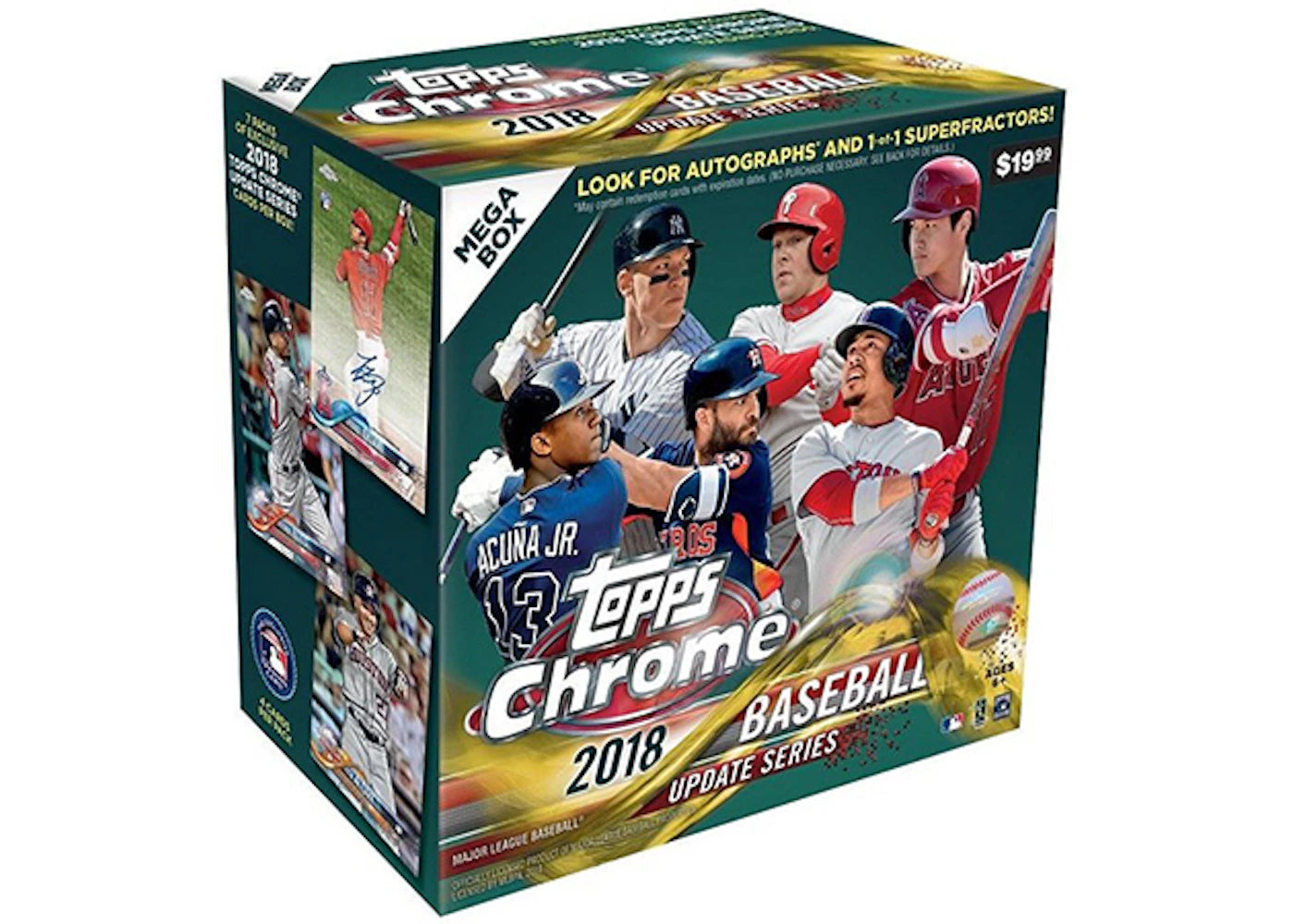 2018 Topps Chrome Update Series Baseball Mega Box