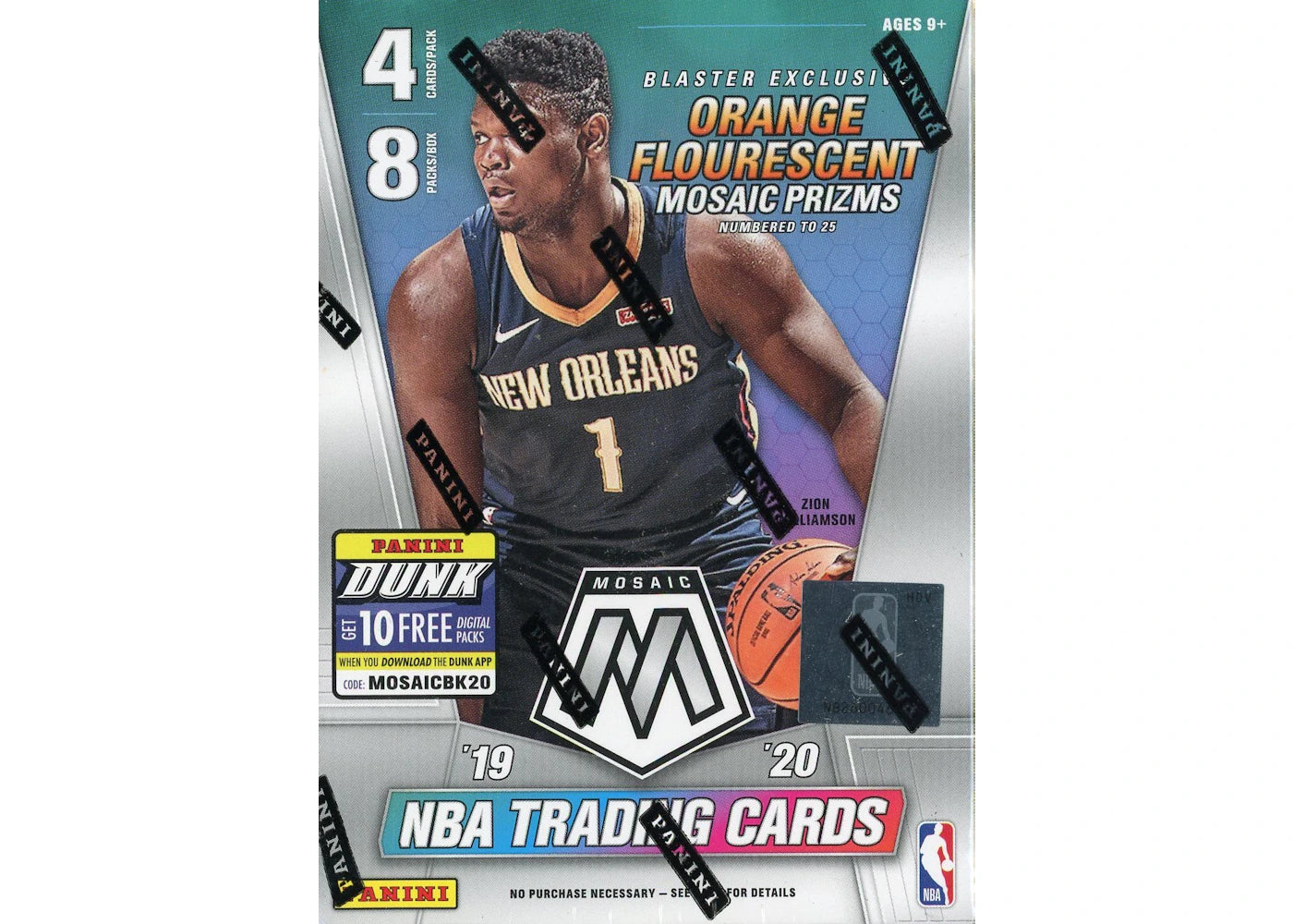 2019-20 Panini Mosaic Basketball Blaster Box